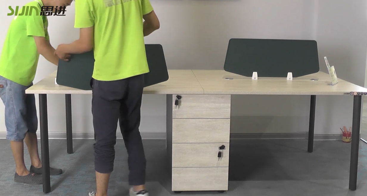 【劍橋系列-職員辦公桌】思進(jìn)家具膠板板式產(chǎn)品安裝教程